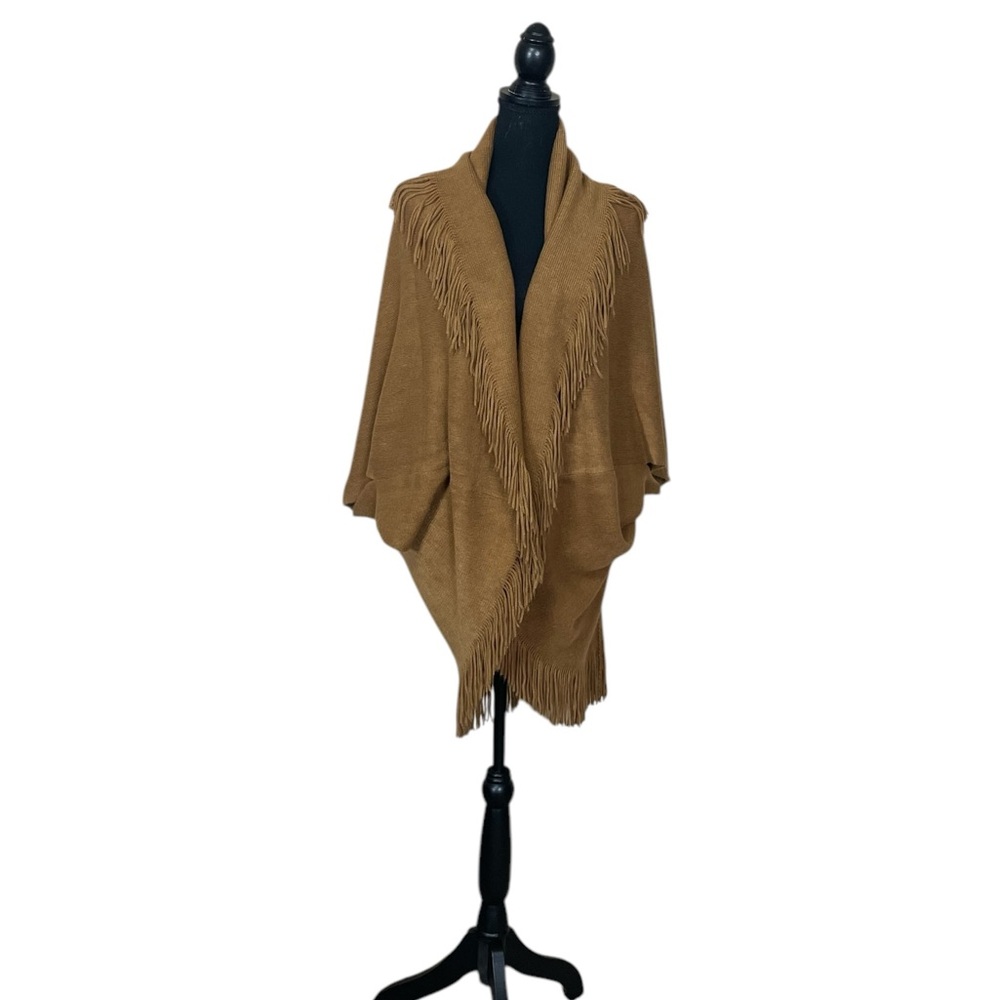 Layers by Lizden Open Front Shrug Fringe (DM)